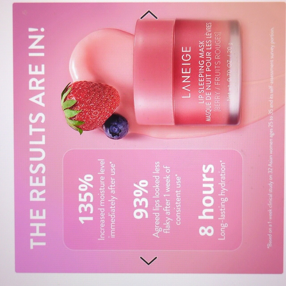 Lip Sleeping Mask in Berry/Fruit Rouges - Picture 5 of 8